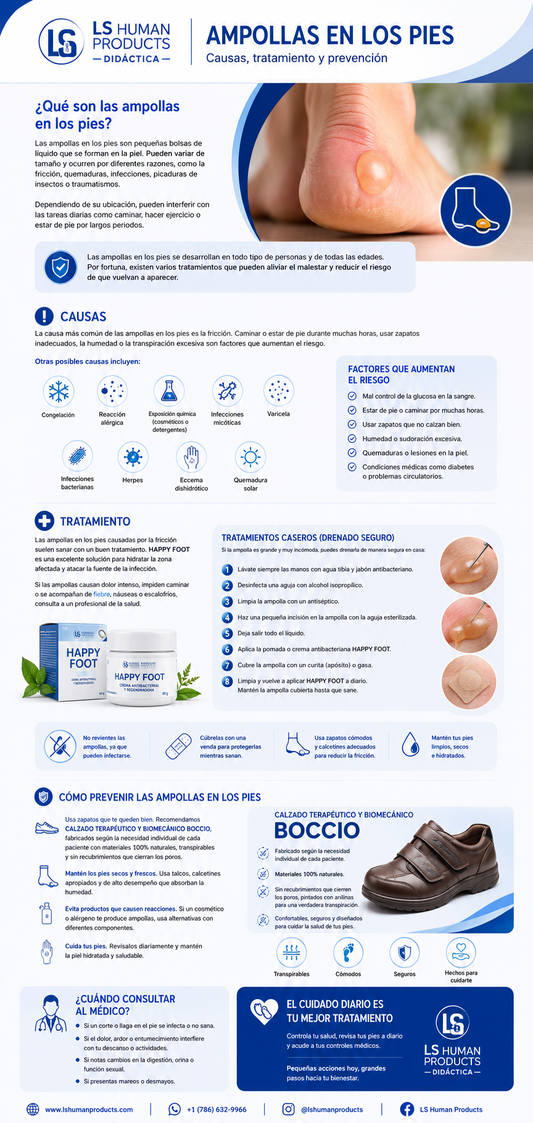 Cómo prevenir y tratar ampollas en los pies